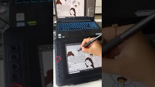 XPPEN Artist 12 Pro Drawing Display Review by Dabble Doodle [upl. by Alael901]