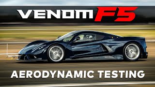 Hennessey Venom F5 Aerodynamic Testing [upl. by Komsa34]