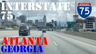 I75 South  Atlanta  Georgia  Highway Drive [upl. by Leiru]