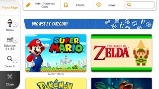 Nintendo eShop on Wii U after Shutdown [upl. by Samy]