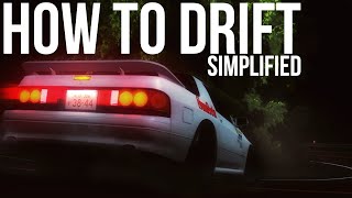 How to Drift SIMPLIFIED Midnight Racing Tokyo [upl. by Hanahsuar776]