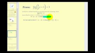 Part 1 Formal Definition of a Limit [upl. by Aldo]