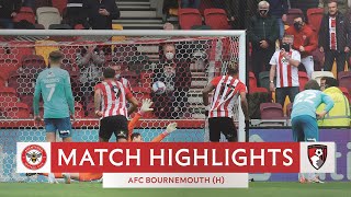 Match Highlights Brentford 3 AFC Bournemouth 1 32 on aggregate [upl. by Haleelahk]