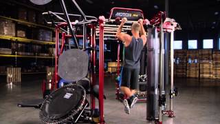 How to perform CHIN UPS PULL UPS  HOIST Fitness MotionCage Exercise [upl. by Marie]