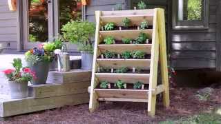 How to Build a Vertical Herb Planter [upl. by Efram512]