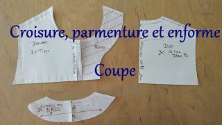 Croisure parmenture et enforme  Coupe [upl. by Ful]