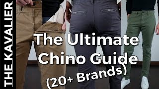 The Complete Chino Buying Guide  20 Brands from HampM Uniqlo Gap Bonobos and more [upl. by Adoree]