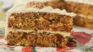 Carrot Cake Recipe Demonstration  Joyofbakingcom [upl. by Cirtemed733]