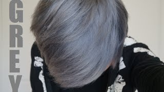 How to Dye Your Hair SilverGrey THE SAFE WAY [upl. by Nospmoht77]