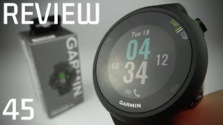 Garmin Forerunner 45 Review amp Unboxing  24 Hour Review [upl. by Inram142]