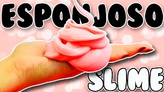 Tutorial Haz SLIME ESPONJOSO facil  Sin BORAX [upl. by Eneloj]