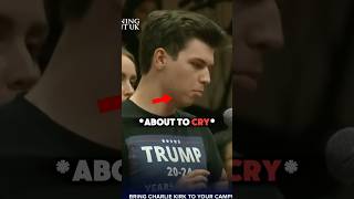 Charlie Kirk Makes a WOKE Activist CRY shorts charliekirk debate [upl. by Trust570]