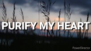 PURIFY MY HEART  Praise amp Worship Song lyric video [upl. by Kcod]