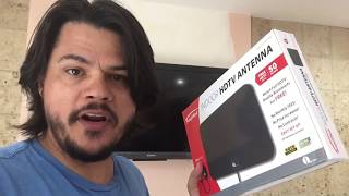 1byone indoor HD Antenna Unbox  Install  Review Cord Cutter [upl. by Uriel]