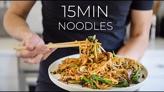 15MIN Noodle Stir Fry Recipe TO MAKE TONIGHT [upl. by Eremihc]