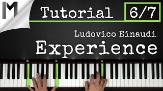 Experience  Ludovico Einaudi  Full Piano Tutorial Part 67 [upl. by Eddra194]