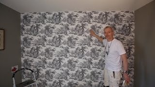 How to wallpaper a feature wall [upl. by Trinette]