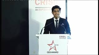 Prasshant R Guptta hosting Crisil CEO awards part 2 [upl. by Nbi]