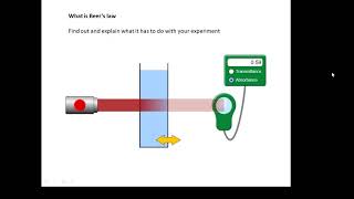 BTEC Applied Science Unit 2 Colorimetry 2 [upl. by Notsuj]