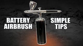 Cordless Airbrush basic Beginner Tips [upl. by Dru]