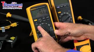 How to Measure Temperature With A Fluke Multimeter Features Models 87V amp 233 [upl. by Weinhardt]