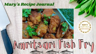 AMRITSARI FISH FRY  अमृतसरी मछली फ्राई  അമൃത്സരി ഫിഷ് ഫ്രൈ [upl. by Milinda]