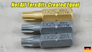 Wera Torx Bit Profile Comparison Normal Wedge Holding Function [upl. by Dimo126]