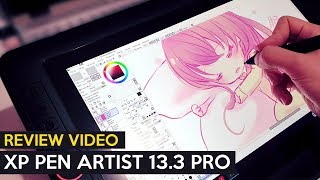 XP Pen Artist 133 Pro【Unboxing amp Review】 [upl. by Woehick]