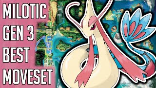 Milotic Gen 3 Best Moveset  Milotic Best Moveset Moves Pokemon Emerald Ruby Sapphire Red Green [upl. by Aivonas]