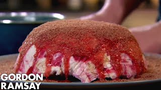 Gordon Ramsays Eton Mess Bombe Recipe [upl. by Leola]