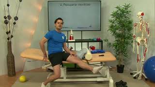 Rehabilitación de prótesis de rodilla  Primera fase Fisioterapia Logroño [upl. by Haeel]