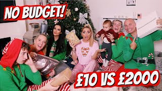 NO budget SECRET SANTA with the Barker Family [upl. by Aubry159]