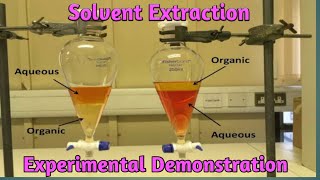 Solvent Extraction  Experimental Demonstration [upl. by Eneri813]