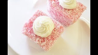 LAMINGTONS Recipe by Homeatery  Jelly Lamingtons [upl. by Ahsya]