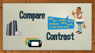 Compare and Contrast  Reading Strategies  EasyTeaching [upl. by Leidgam]