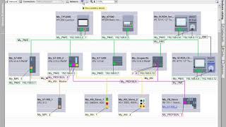 TIA Portal Tutorial 01  Network and Device view [upl. by Rockey378]