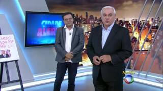 Geraldo Luis visita Marcelo Rezende no Cidade Alerta [upl. by Emirej]