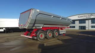 Fruehauf Aggregate HALFPIPE Tipping Trailer [upl. by Zeni838]