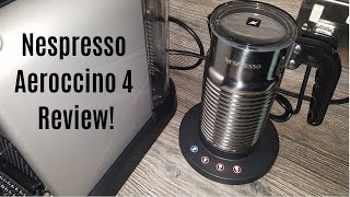 Nespresso Aeroccino 4 Milk Frother Review  Worth upgrading from the Aeroccino 3 [upl. by Einner]