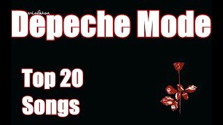 Top 10 Depeche Mode Songs 20 Songs Greatest Hits [upl. by Atinoj]