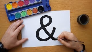 How to draw and sign amp Ampersand [upl. by Werbel208]