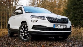 Skoda Karoq 4x4 Style TDI DSG  Review Test Fahrbericht [upl. by Kancler]