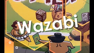 Présentation du jeu de société Wazabi [upl. by Colner564]