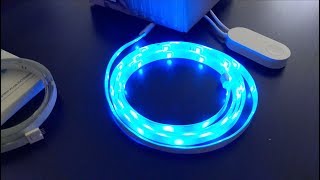 Yeelight Aurora Lightstrip Plus review with API demo [upl. by Hamer]