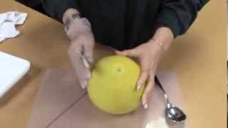 Howto Open a Pomelo [upl. by Darsey]