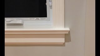 How to Make Window Sills amp Apron  Woodworking Finish Carpentry [upl. by Gut]