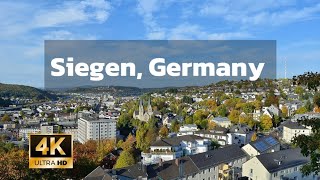 Siegen Germany Walking Tour 4K [upl. by Nannerb]