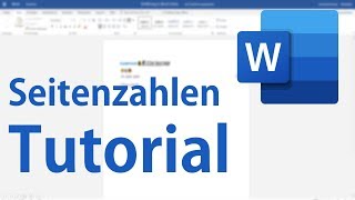 Seitenzahlen in Word Online einfügen  Tutorial [upl. by Algernon]