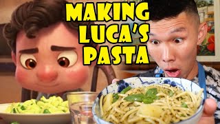 Making LUCA’S Official Pasta Recipe from Pixar Movie  Life After College Ep 710 [upl. by Allerbag82]