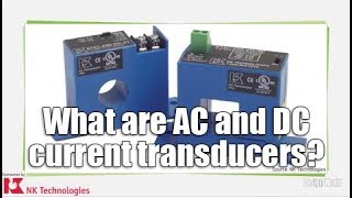 What are AC and DC current transducers [upl. by Haropizt]